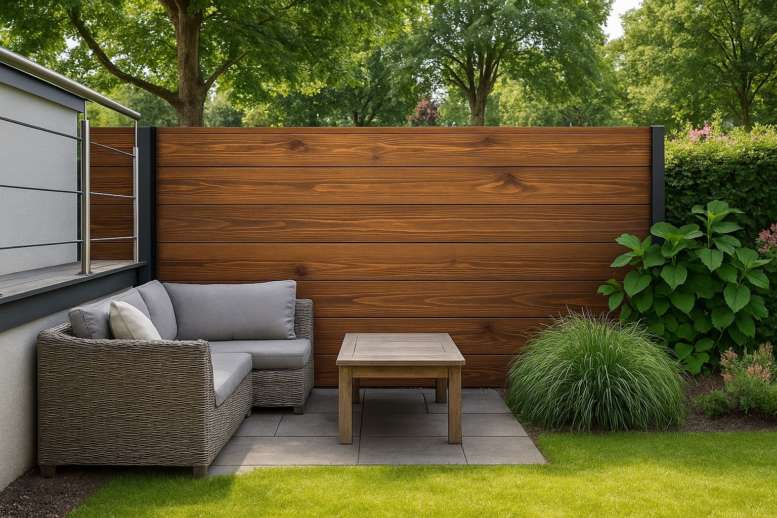 Sichtschutz Holzoptik Terrasse Sichtschutz Holzoptik Terrasse