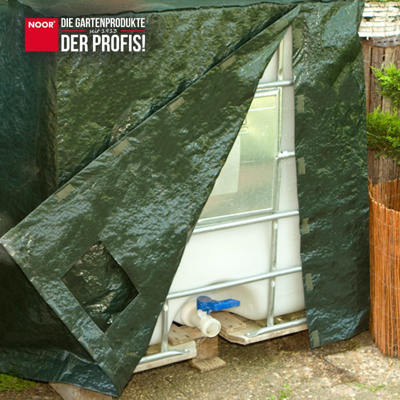 IBC Container Cover Premium Wassertank grün