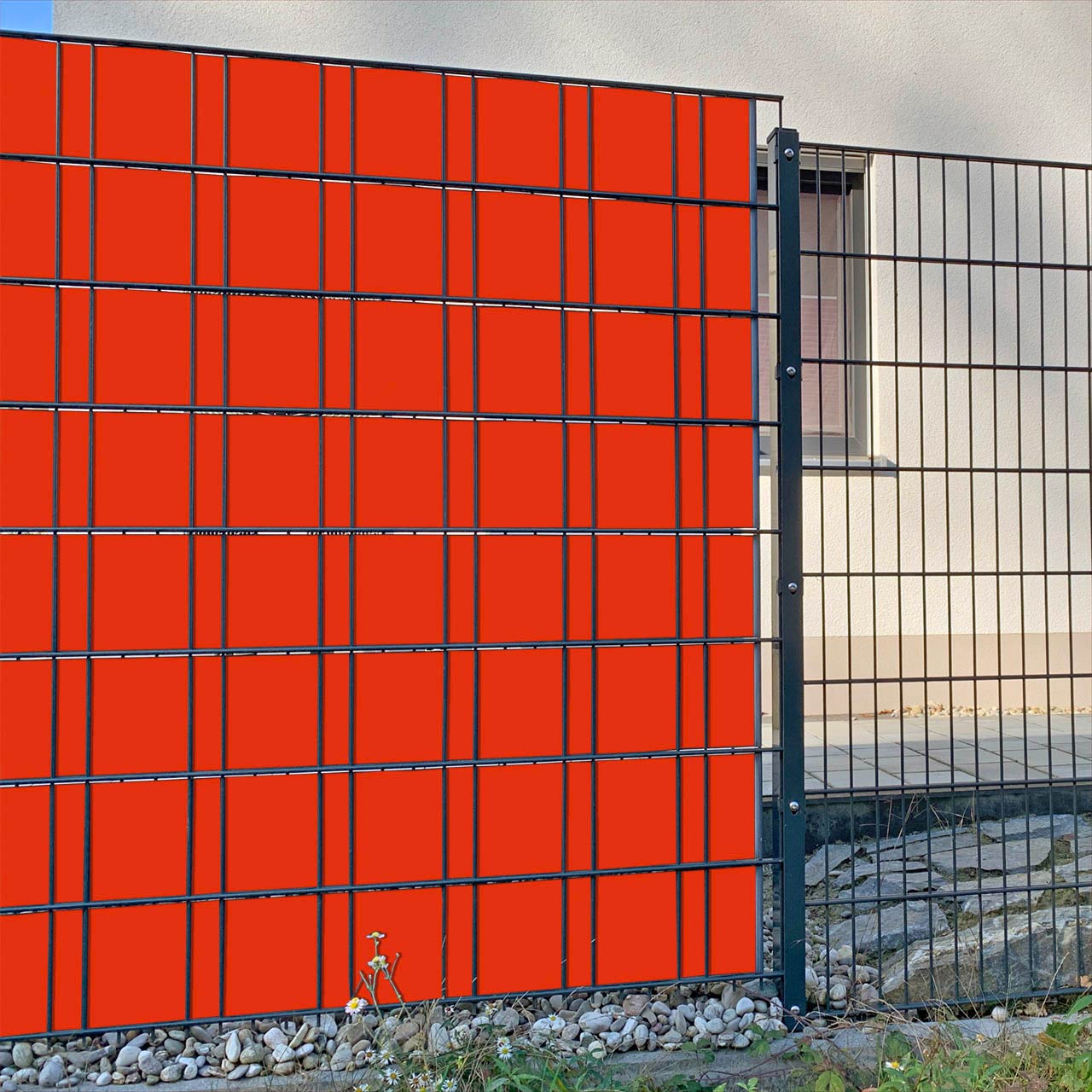 Blutorange Sichtschutz&shy;streifen