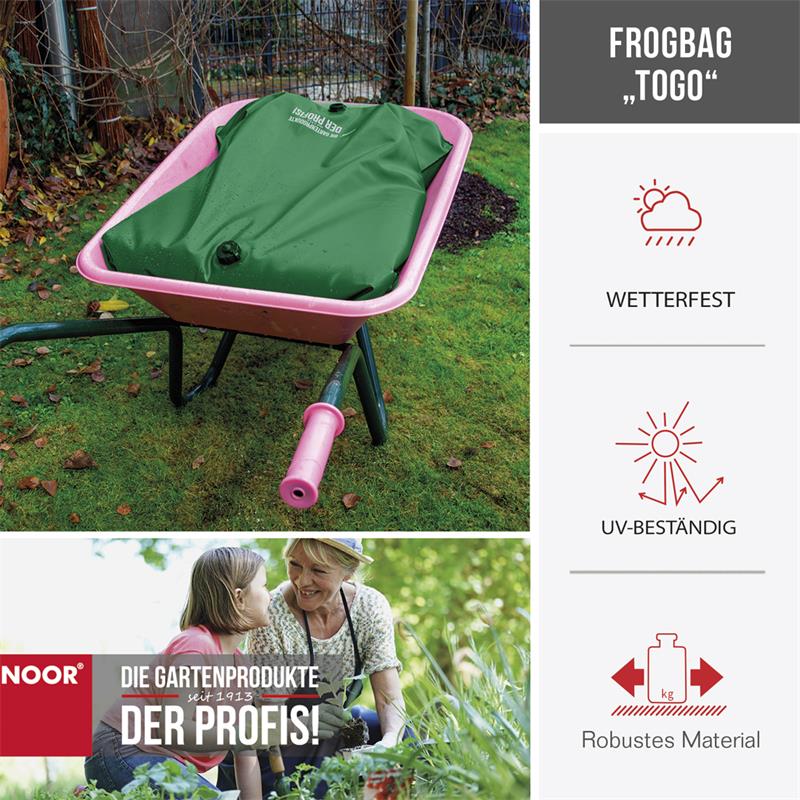 Frogbag® ToGo Wasserbehälter für Schubkarre 80l