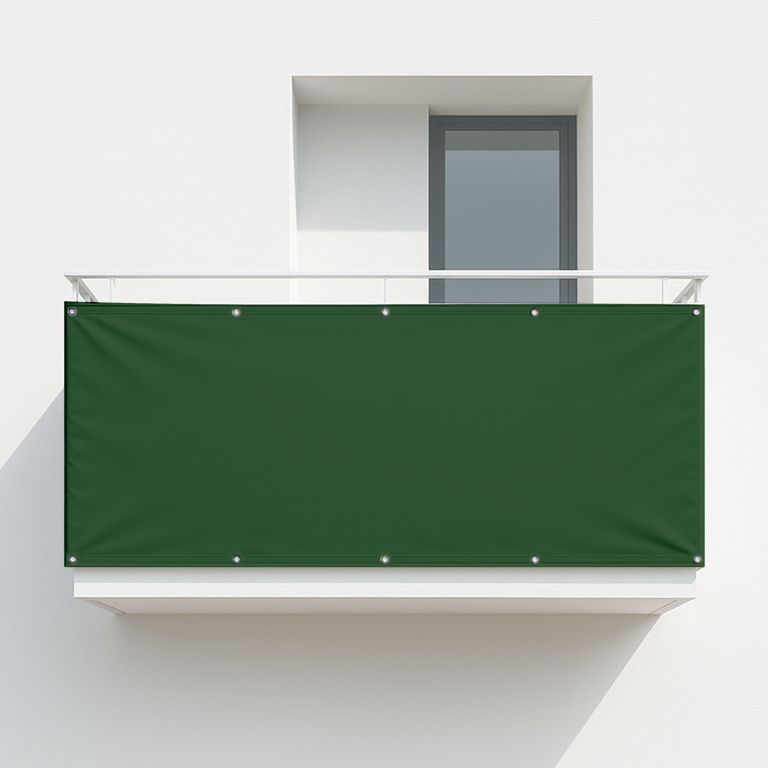 Balkonsichtschutz Olivgrün (RAL® 6003)