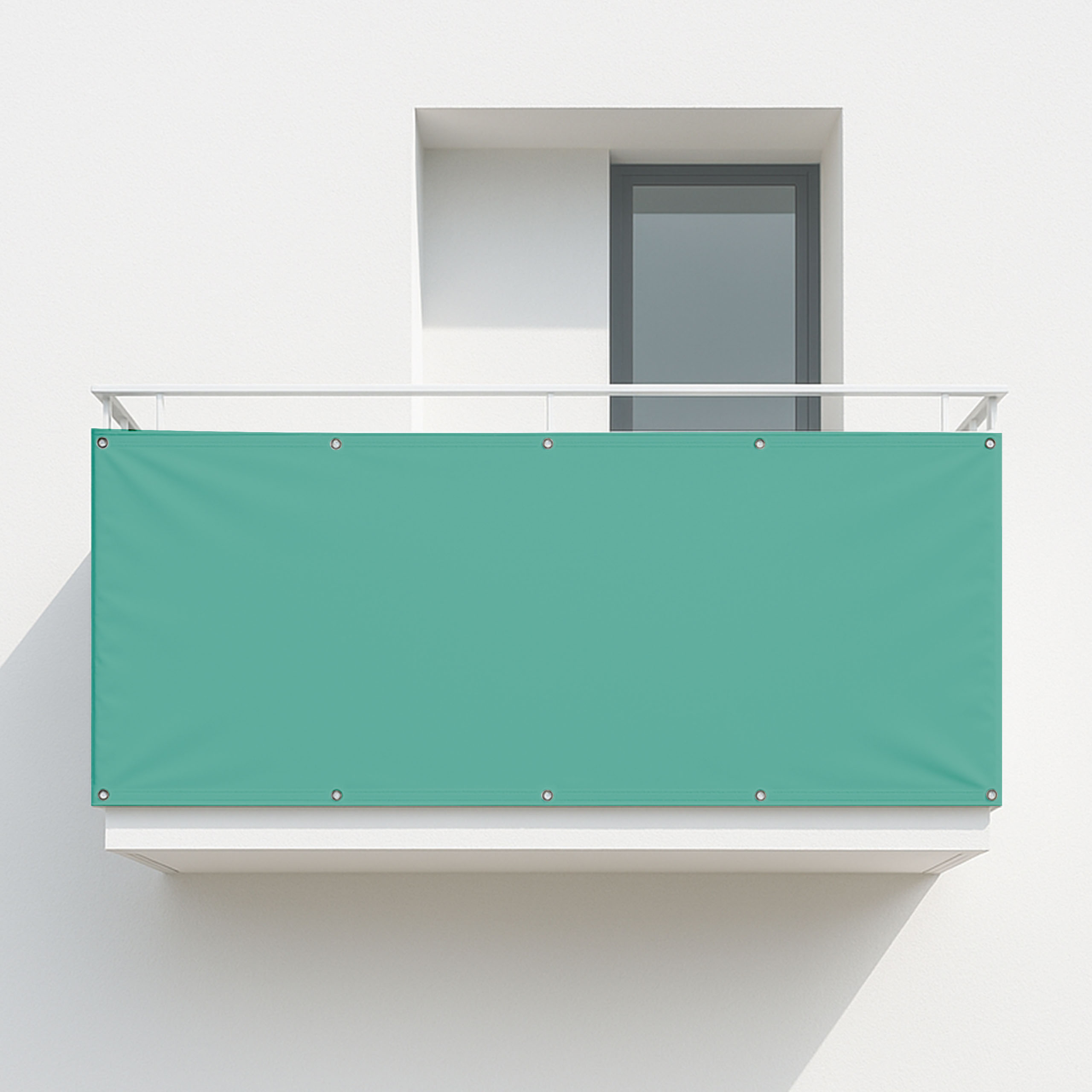 Balkonsichtschutz Pastellgrün (RAL® 6034)