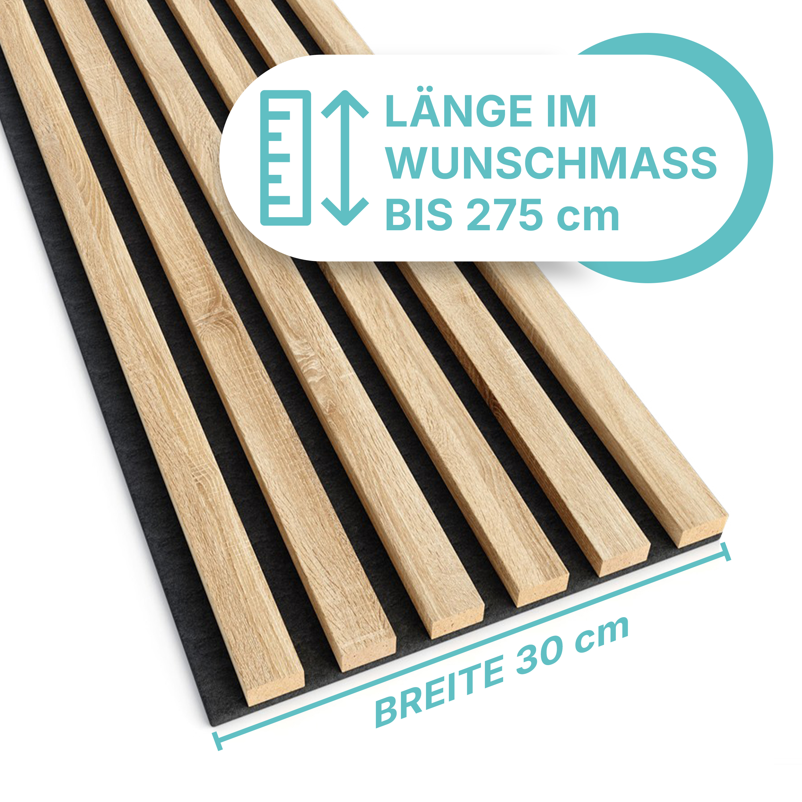 Akustikpaneel in Eiche Sonoma