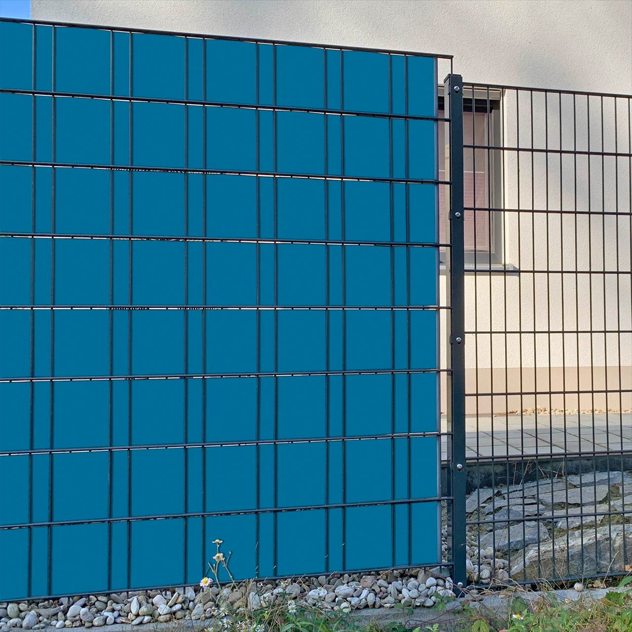Brilliantblau Sichtschutz&shy;streifen