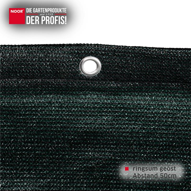 Zaunblende Profi grün 250g/m² geöstca. Größe: 1,8x25 m