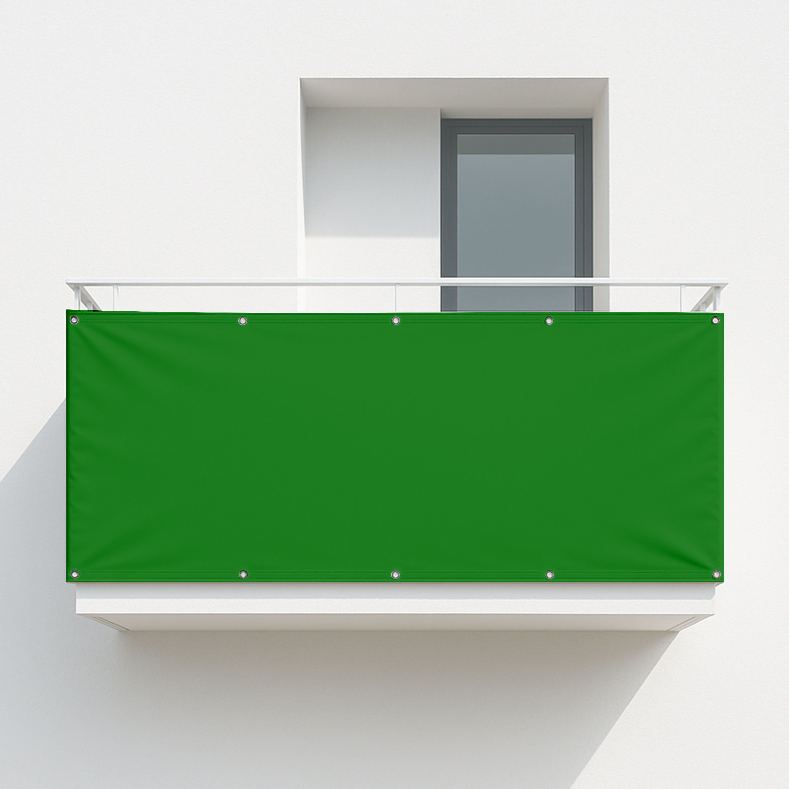 Balkonsichtschutz Maigrün (RAL® 6017)
