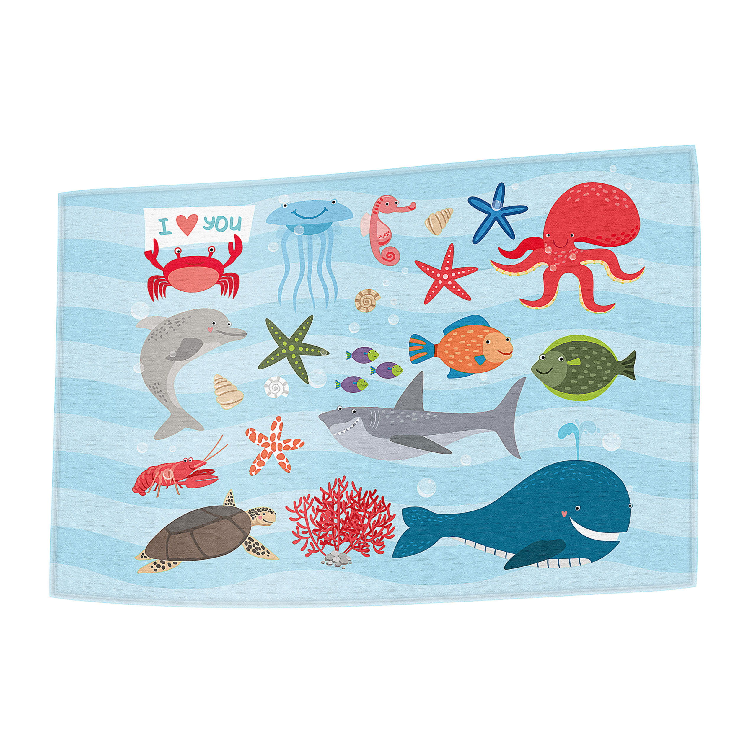 Spielhandtuch Fische