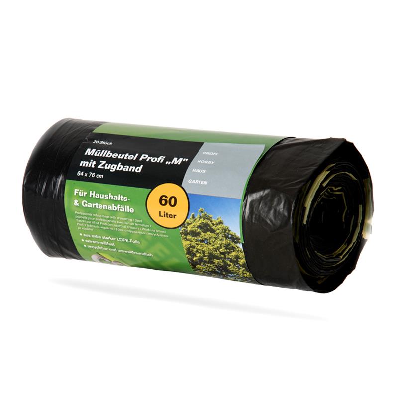 Müllsäcke Profi M 60l 20er Rolle (64 x 76 cm)