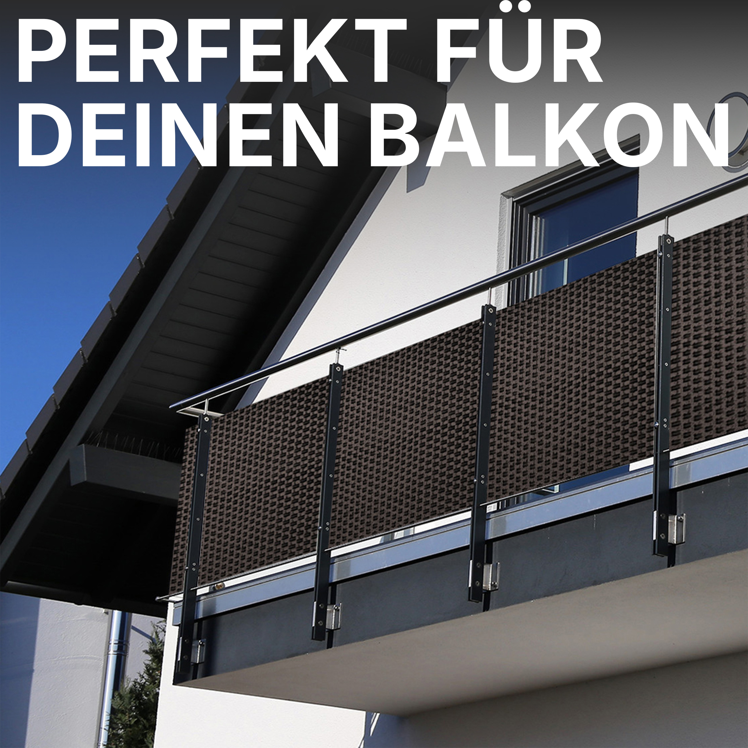 Rattan Sichtschutzmatte FIX Rattan Sichtschutzmatte FIX