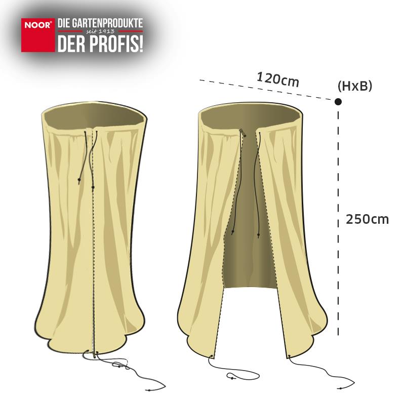 Winterschutz-Thermomantel XL Ø120 x 250 cm