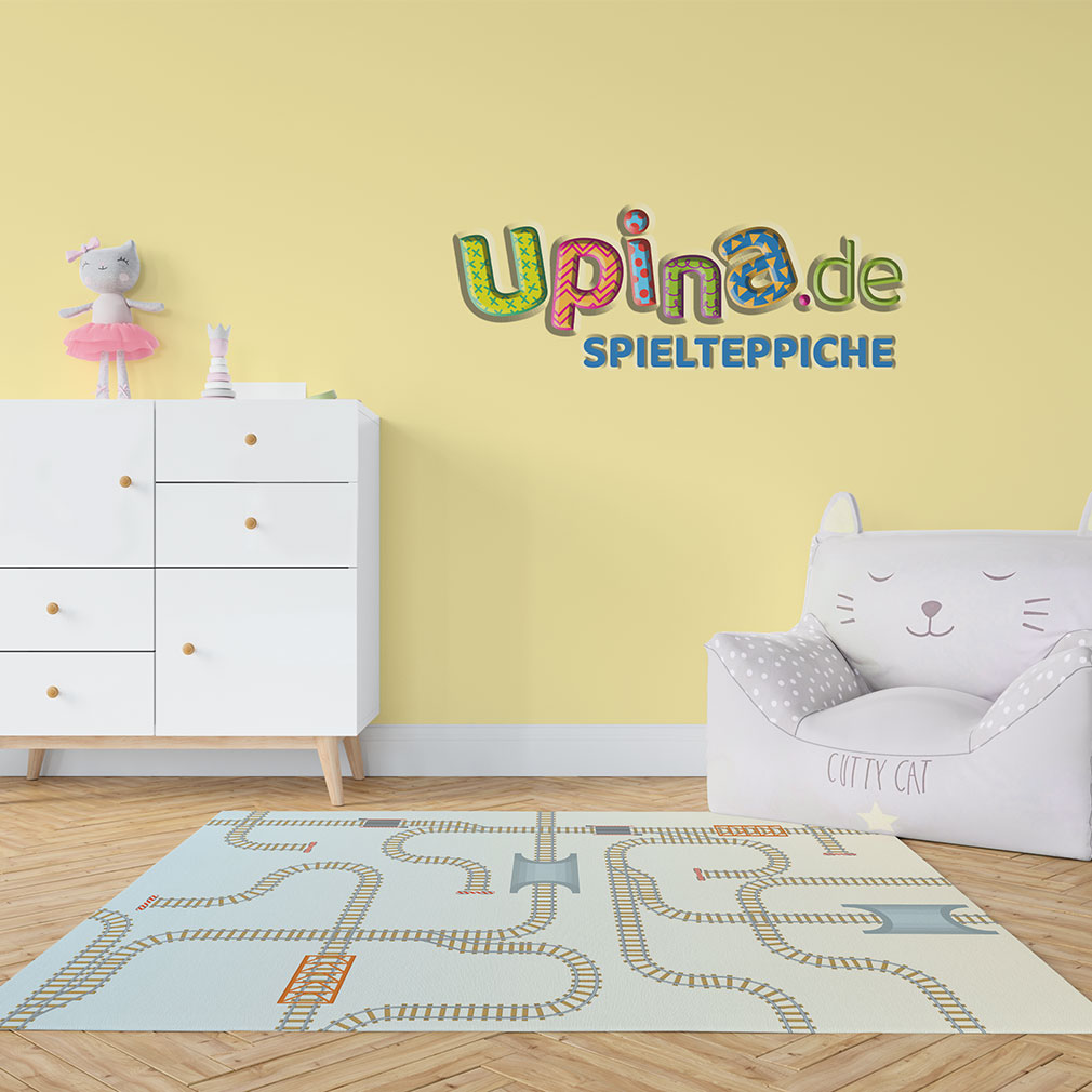 Gleise-Teppich