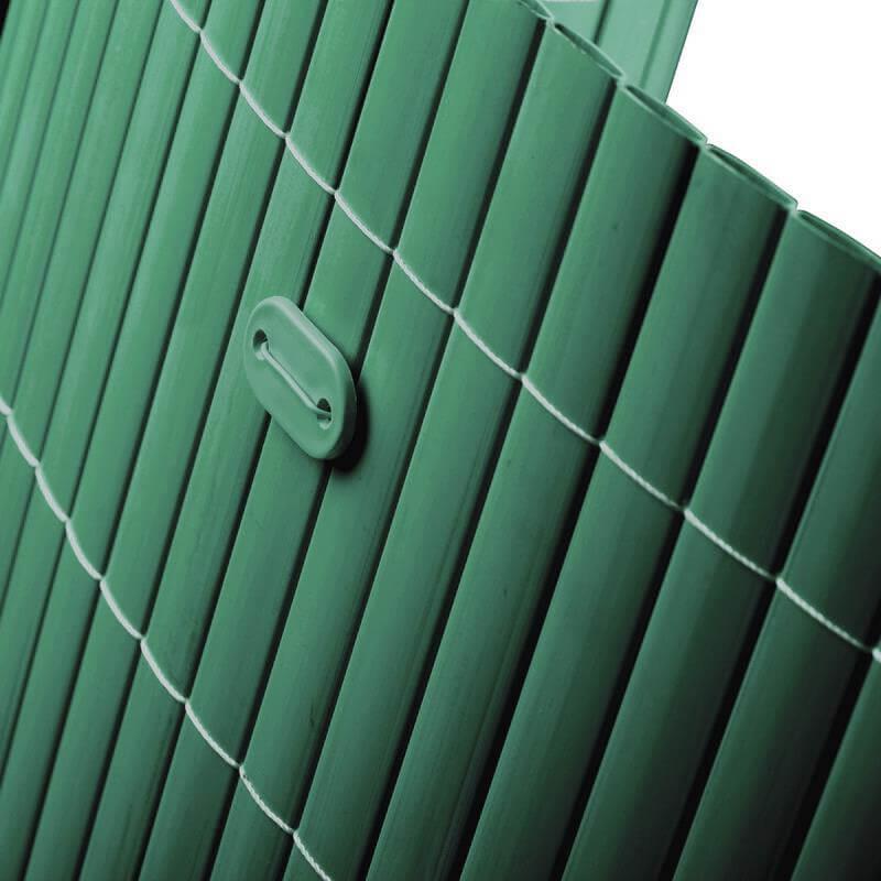 Befestigungskit für PVC Sichtschutzmatten 26 StückFarbe: grün