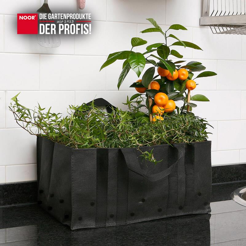 Hochbeet aus Weide 100x40x40cm inkl. Pflanztasche