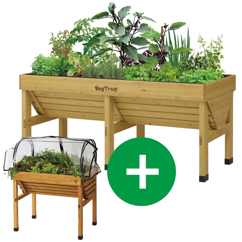 VegTrug® Bundle Klassik 1,8m + Wallhugger S