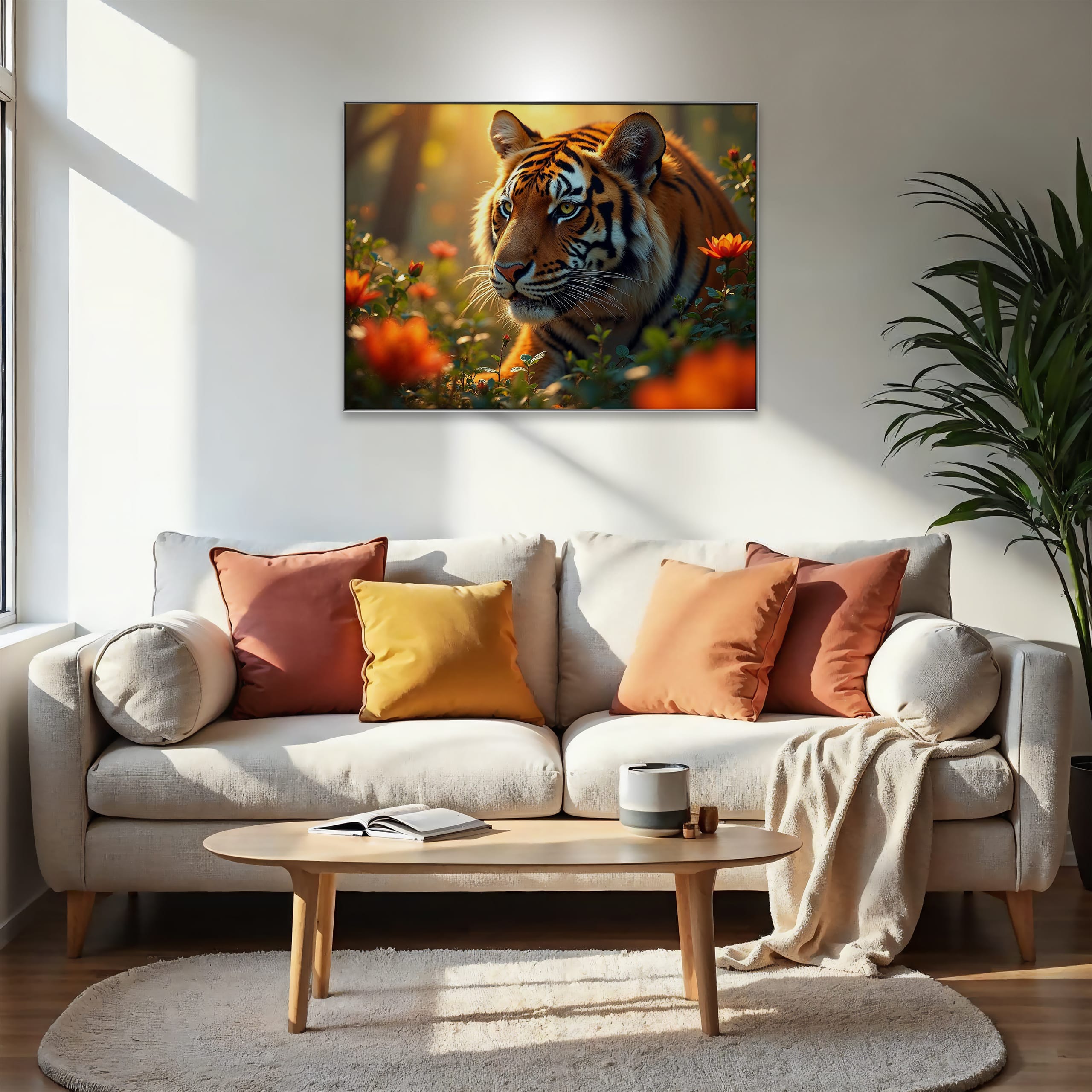Wandbild Augen des Dschungeltigers Wandbild Augen des Dschungeltigers