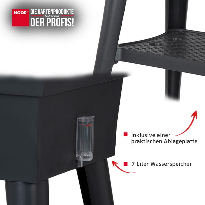 Hochbeet Calipso 81x38x100cm Komplettset mit HaubeFarbe: grün