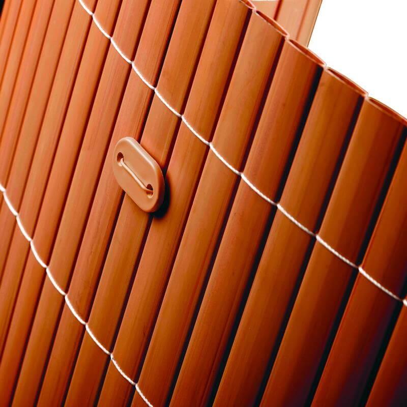 Befestigungskit für PVC Sichtschutzmatten 26 StückFarbe: braun
