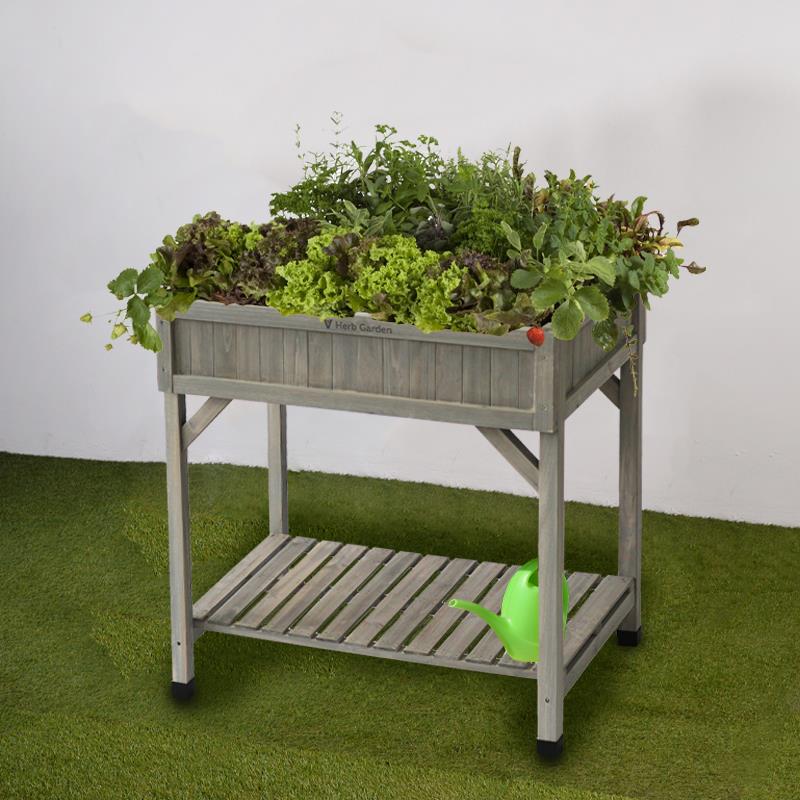 VegTrug® Kräuterhochbeet  78 x 58 x 80 cmFarbe: Greywash
