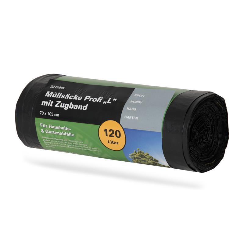 Müllsäcke Profi L 120l 20er Rolle (70x105cm)