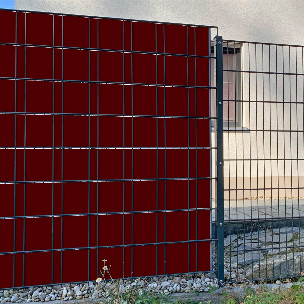 Rotbraun Sichtschutz&shy;streifen