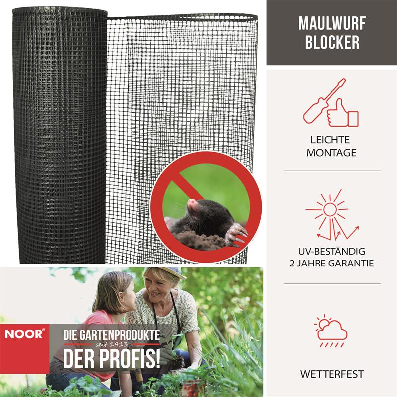 Maulwurfblocker 1,2x50m 320 g/m²