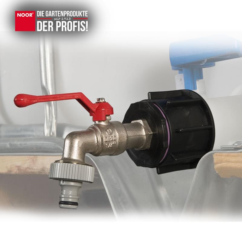 Ersatzhahn f. IBC Tank Hahn inkl. Gardena Adapter