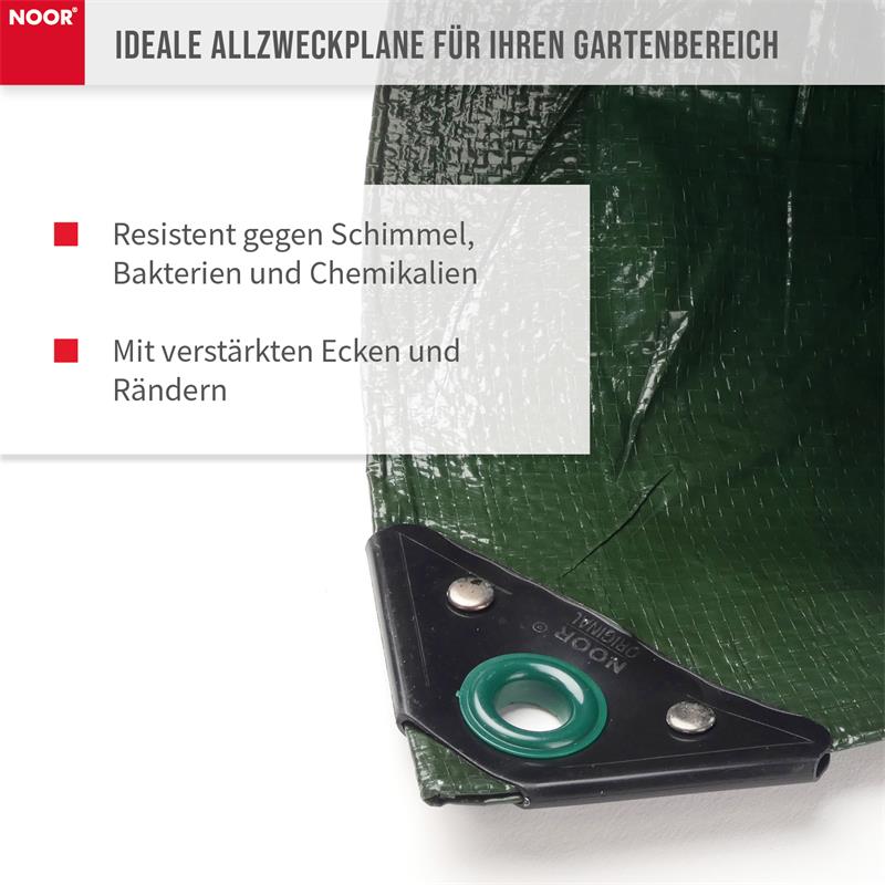 Abdeckplane Hobby 120g/m² GewebeplaneFarbe: weiß / ca. Größe: 8x10 m
