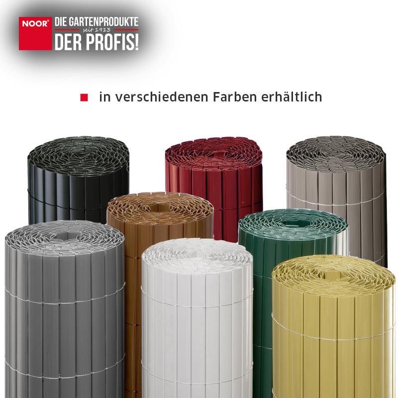 Sichtschutzmatte PVC Sichtschutz Kunststoff 3mFarbe: anthrazit / ca. Größe: 0,90x3 m