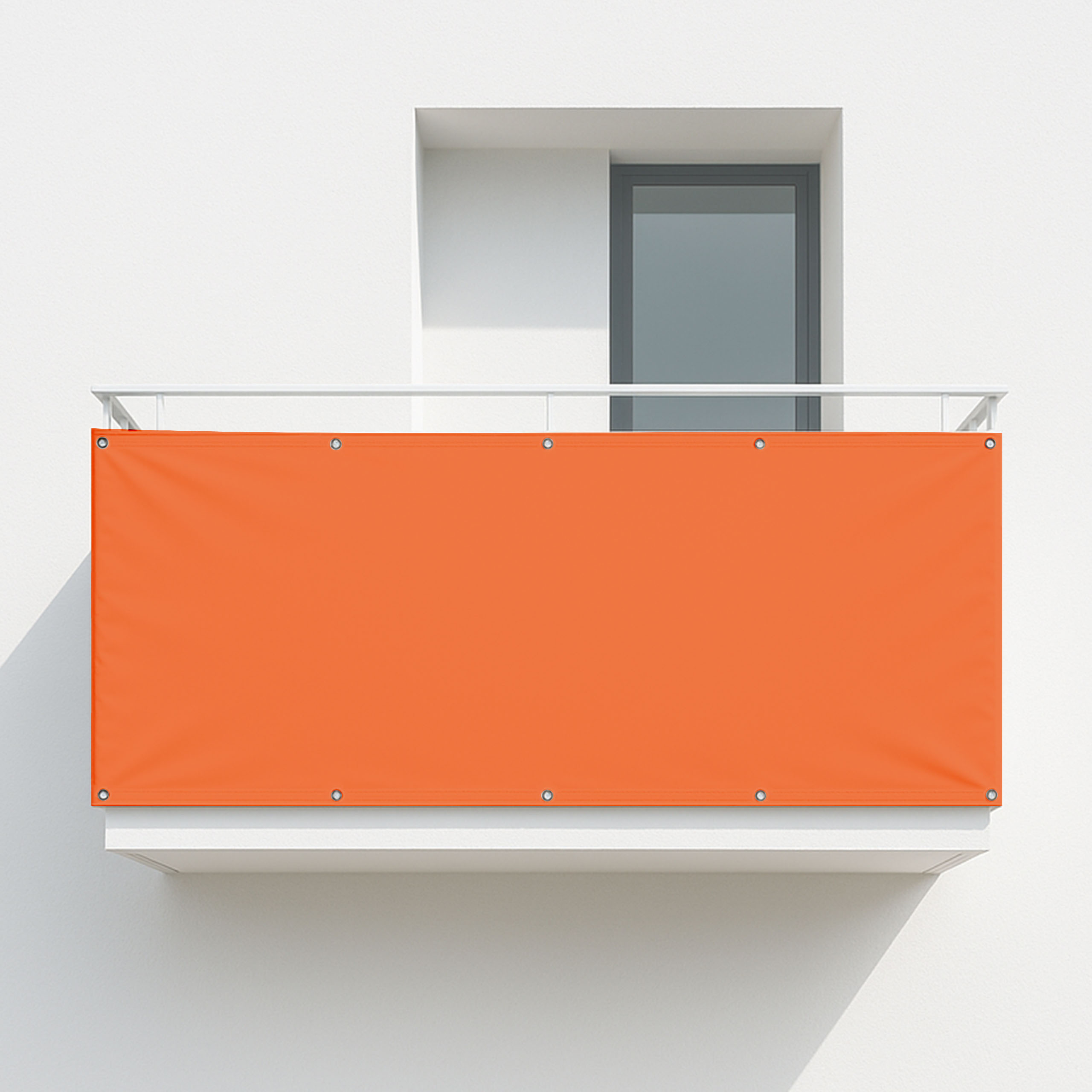 Balkonsichtschutz Lachsorange (RAL® 2012)