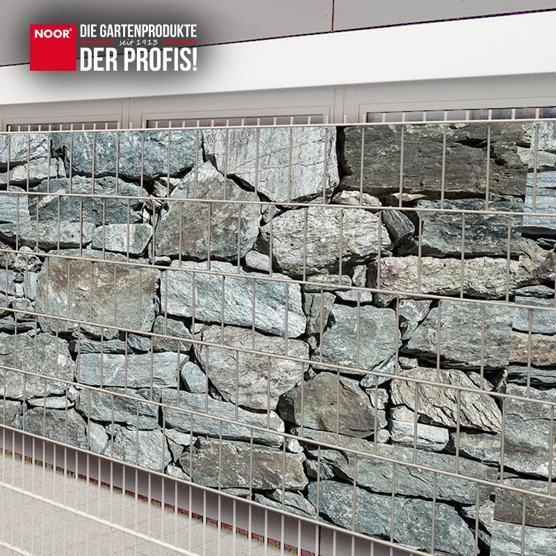 Sichtschutzstreifen Granit 19cm x 35m 630g/m