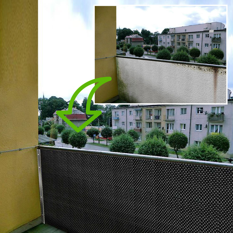 Rattan-sichtschutz-vorher-nachher Rattan-sichtschutz-vorher-nachher