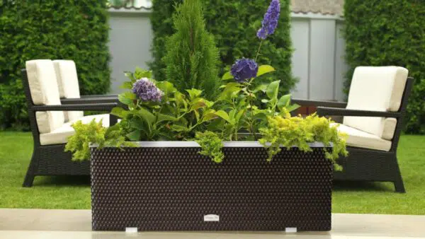 Blumenkübel Rattan Jasmin 108 x 39 x 43 cm