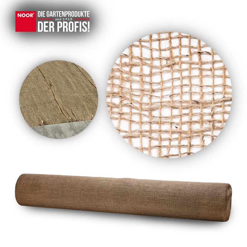 Erosionsschutzmatte Jute Netz 1,22x50m 500 g/m²